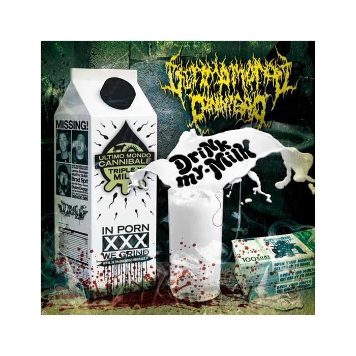 Ultimo Mondo Cannibale ‎– Drink My Milk - Pornogrind CD - Rotten Roll Rex